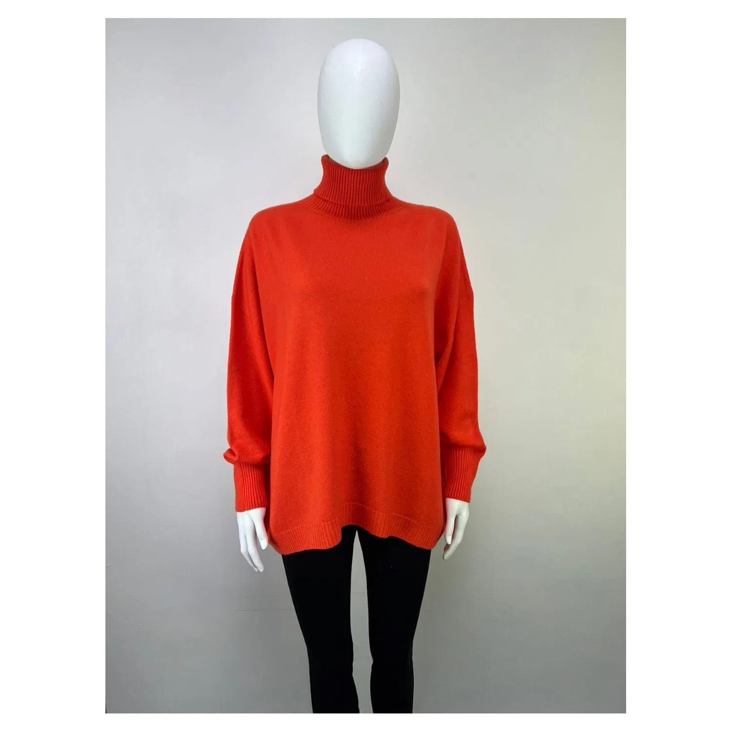 Relaxed Fit Roll Neck Jumper