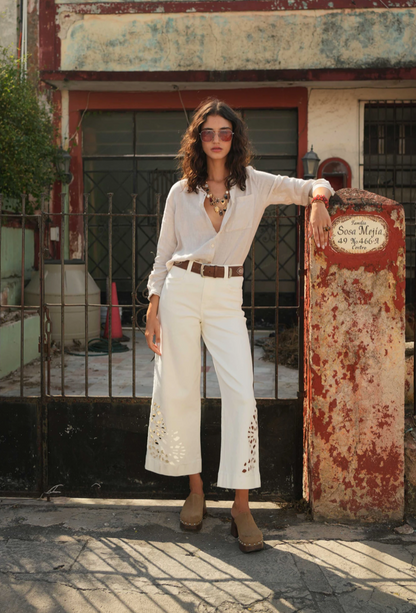 Broderie Jeans