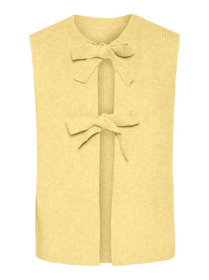 Tie Front Sleeveless Knit