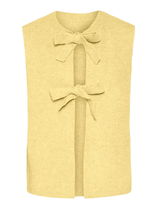 Tie Front Sleeveless Knit