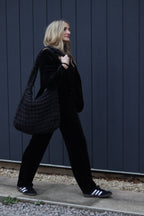 Black Velvet Trousers