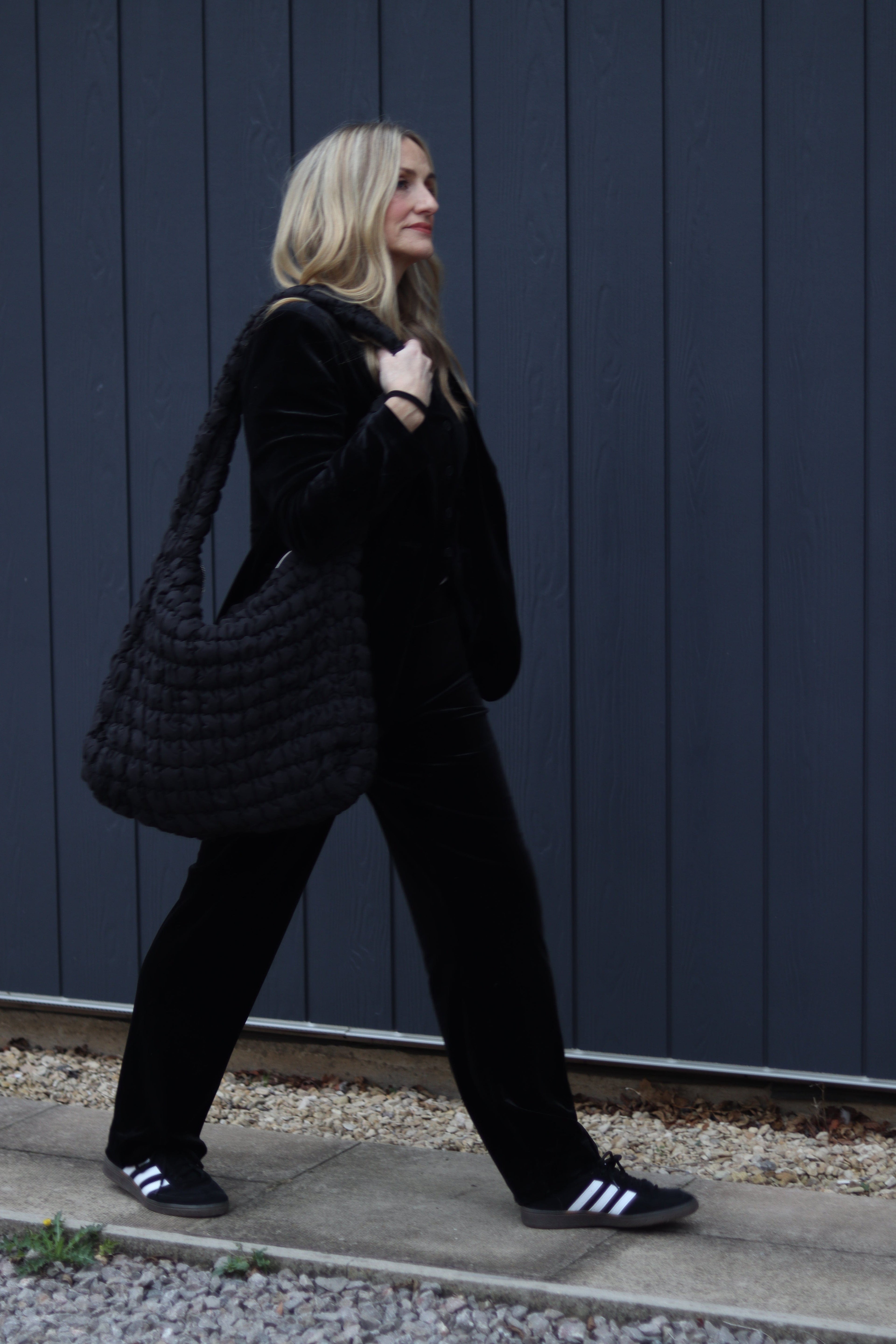 Black Velvet Trousers