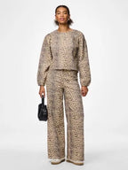 Leopard Print Denim Jacket