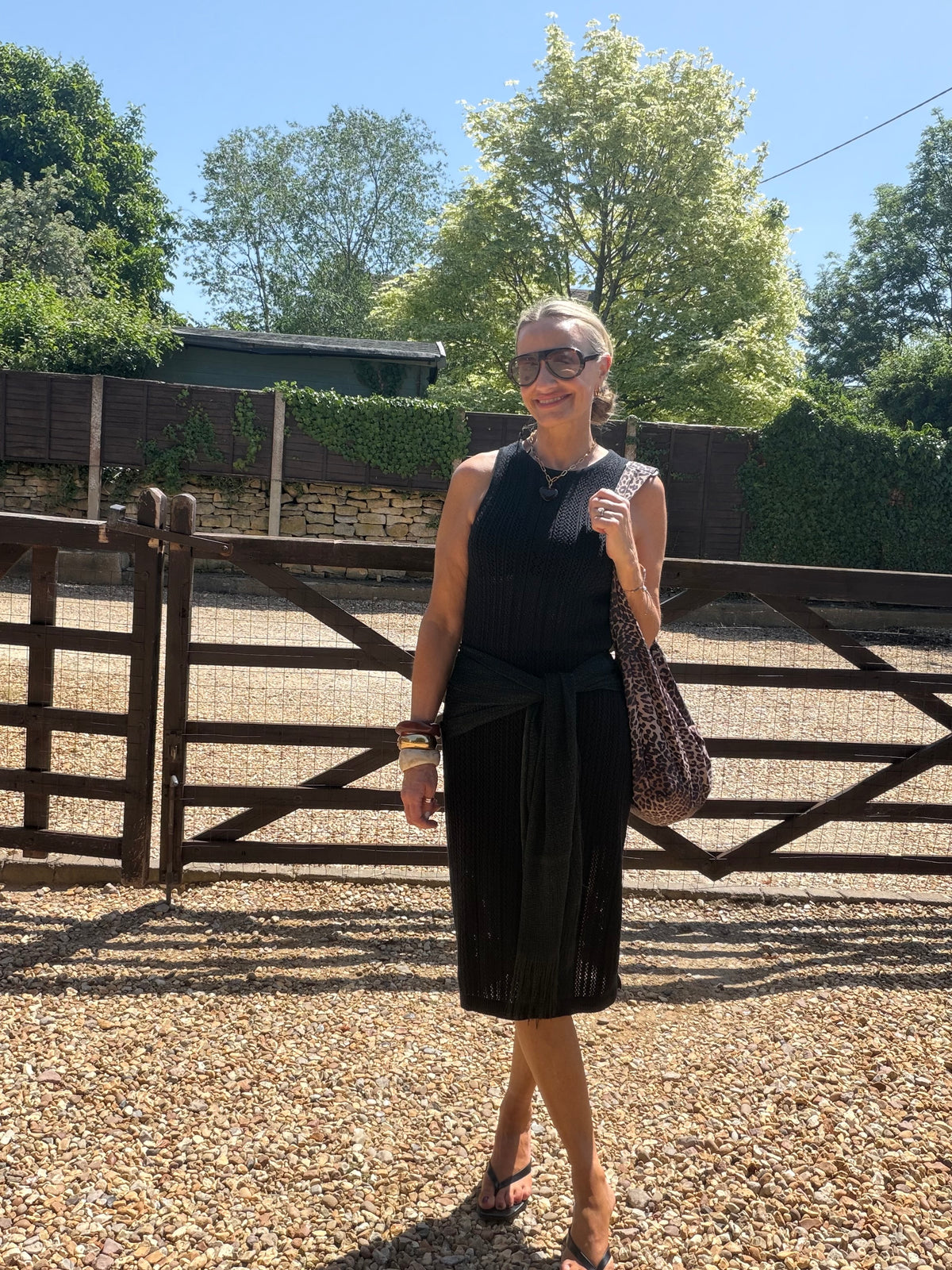 Crochet Midi Dress