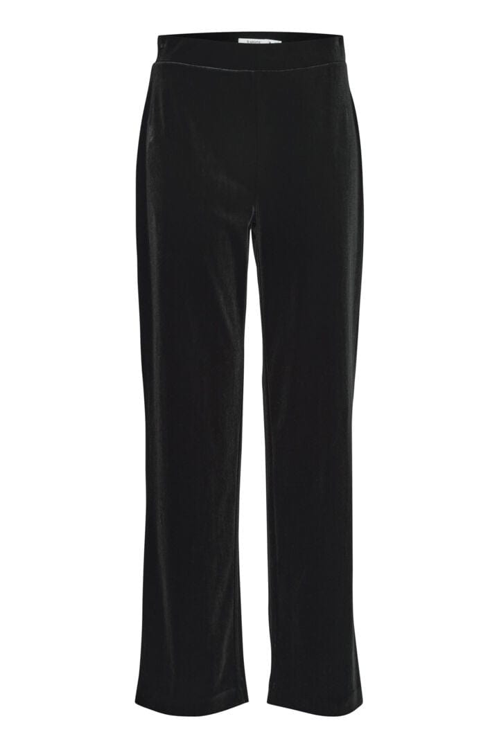 Black Velvet Trousers