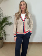 Stripe Edge Cardigan