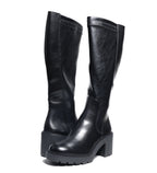 Black Knee High Boots