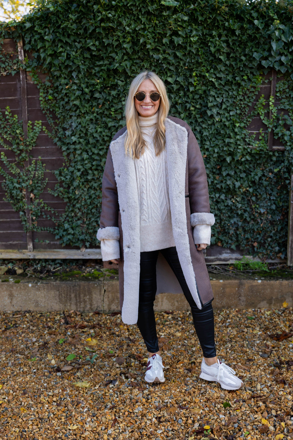 Faux Shearling Coat
