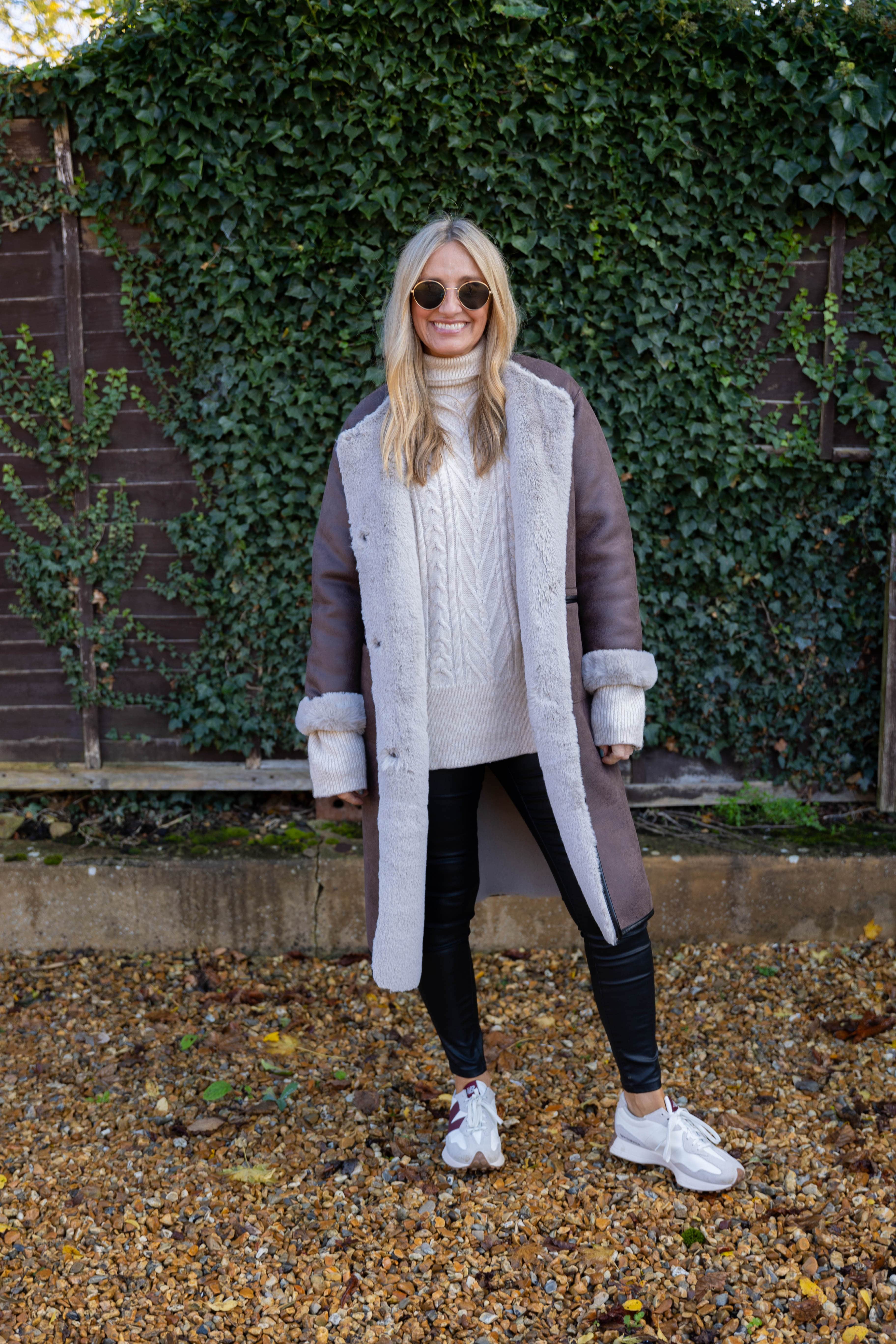 Faux Shearling Coat