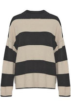 Load image into Gallery viewer, STRIPE JUMPER Black and cream
