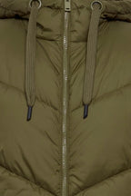 Quilted Gilet - Dark Olive