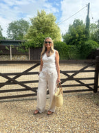 Wide Leg Linen Pants