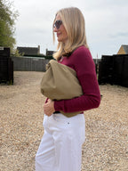 Oversized Fabric Bumbag -