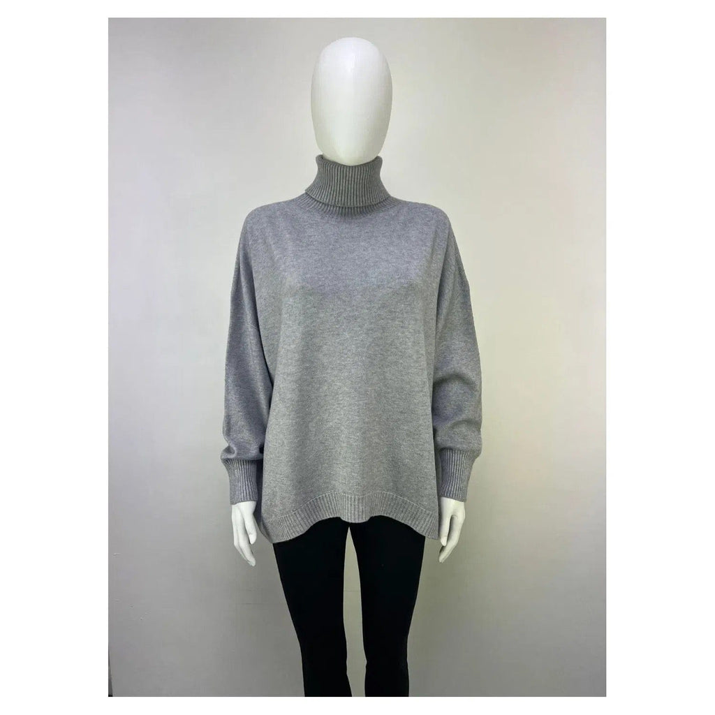 Relaxed Fit Roll Neck Jumper