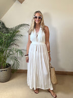 Grecian Halter Neck Dress