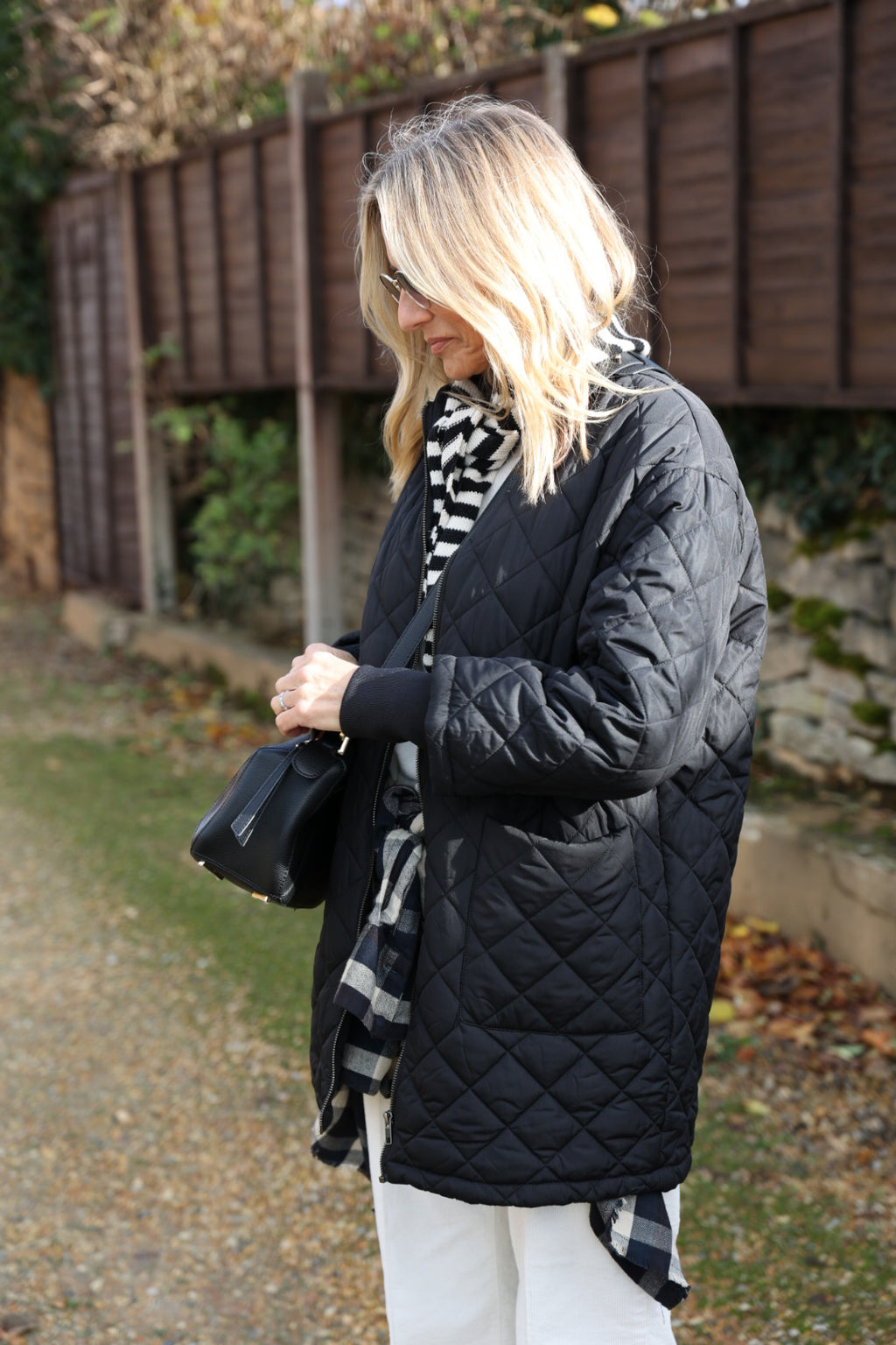 Black Quilted Jacket
