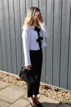 Pants with Piping Detail