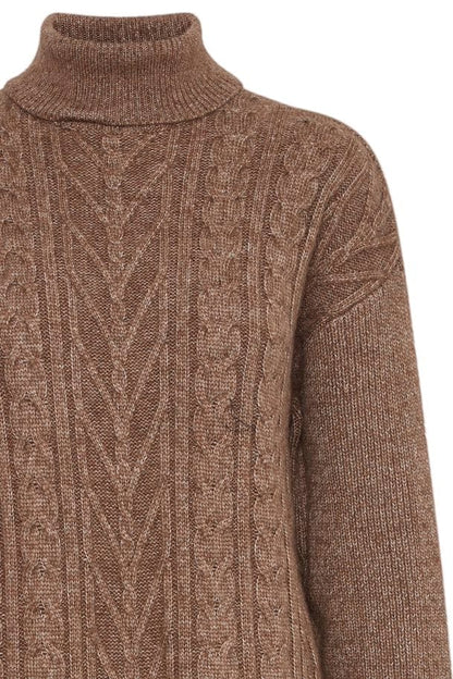 Cable Jumper - Brown