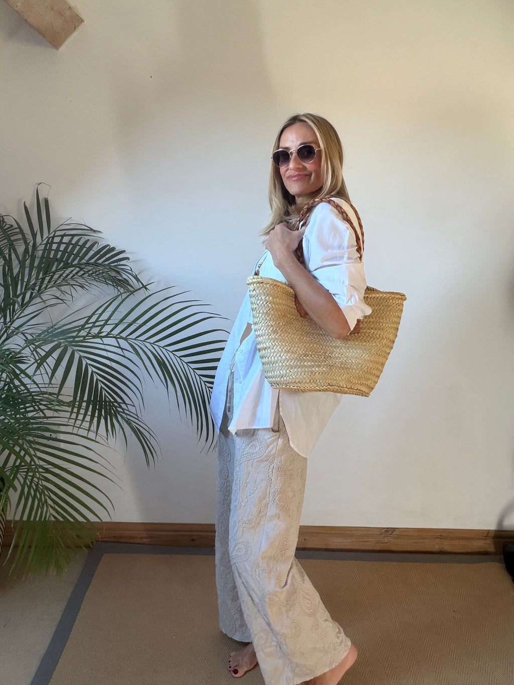 Paisley Cotton Trousers