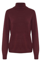 Roll Neck Jumper - Port
