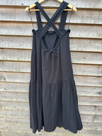 Black Cheesecloth Sundress
