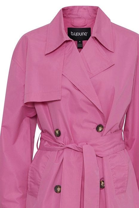 Pink Trench Coat