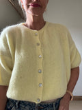Short Sleeve  Mohair Cardigan