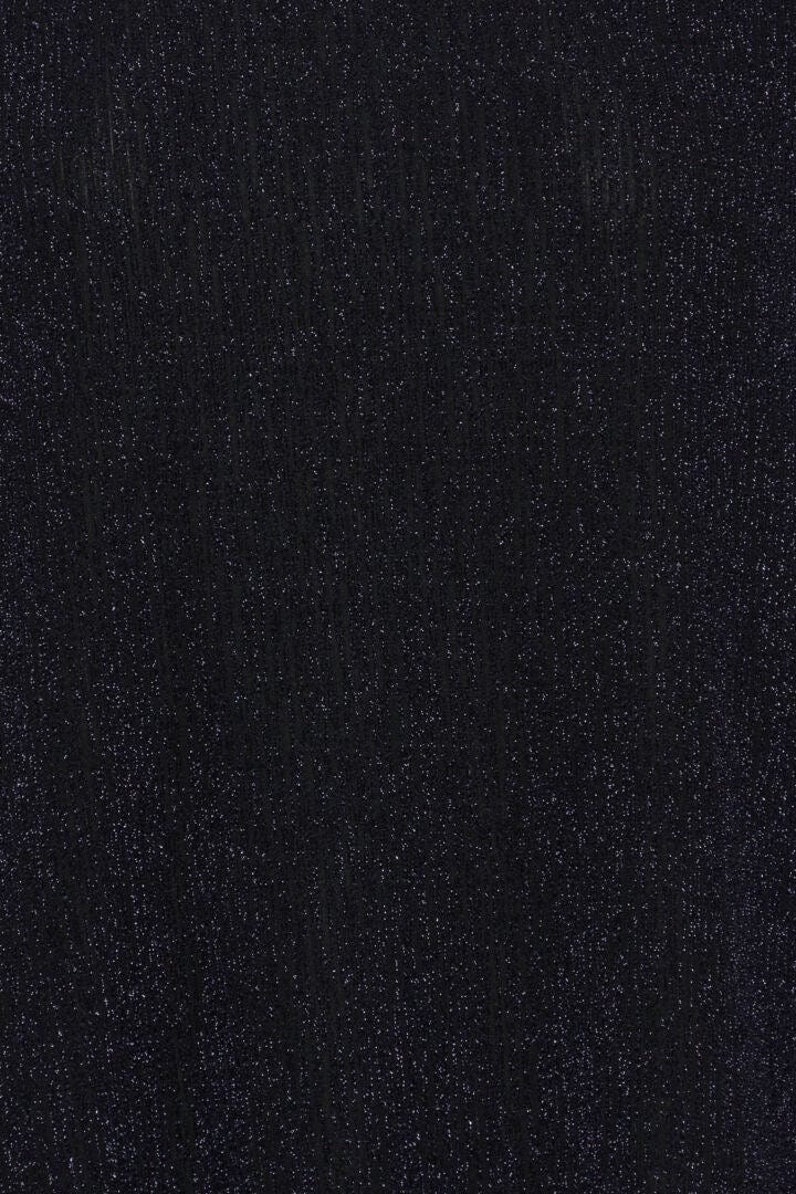 Navy Long Sleeve Glitter T-Shirt