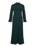 Pine Ribbed Ankle Length Knitted Dress