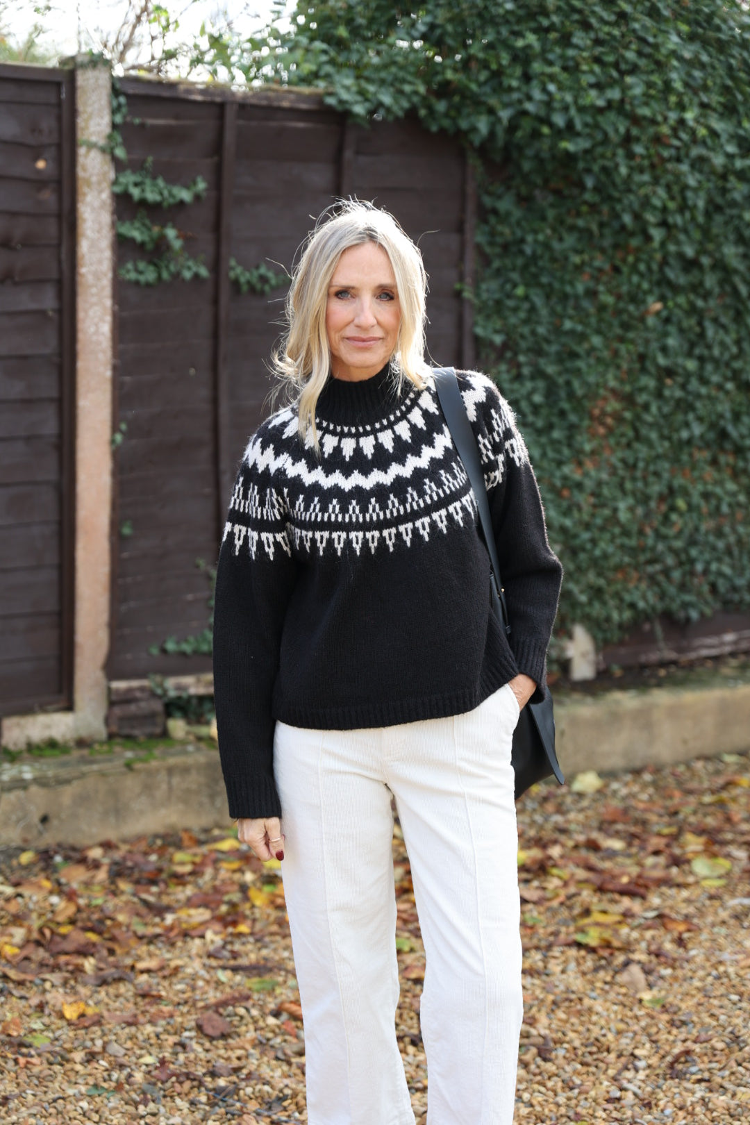 Cropped Winter White Cords