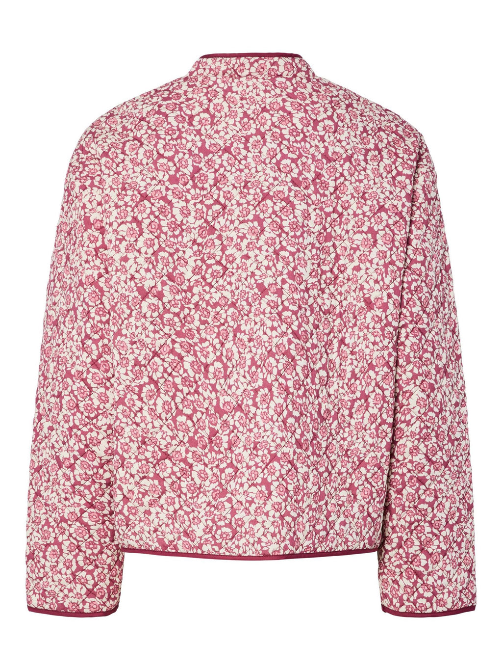 Quilted Jacket - Rose Flower
