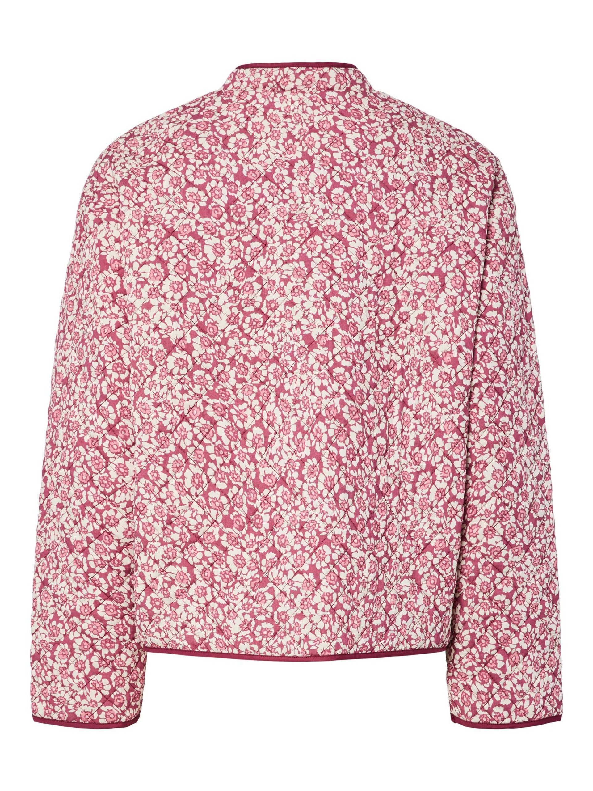 Quilted Jacket - Rose Flower