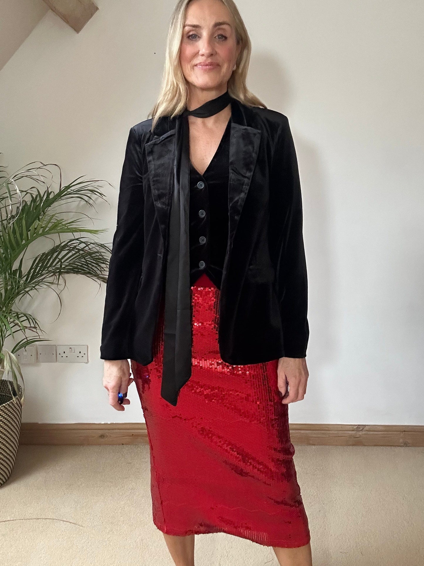 Black Velvet Blazer