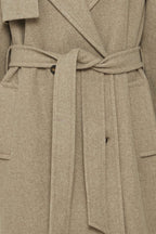 Trench Style Coat - Sepia