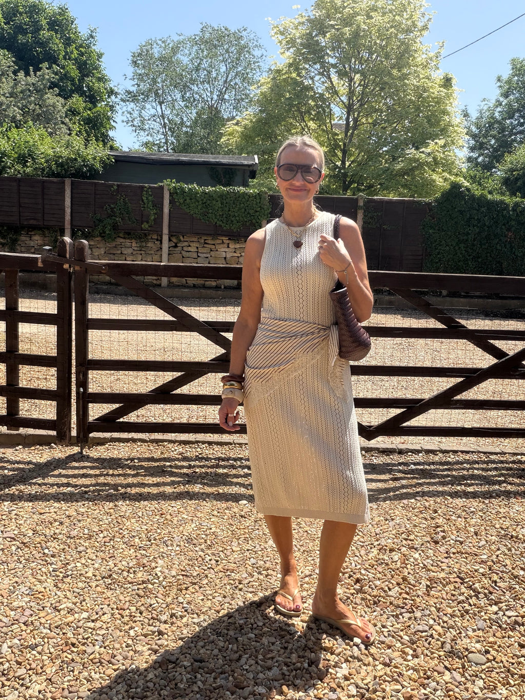 Crochet Midi Dress