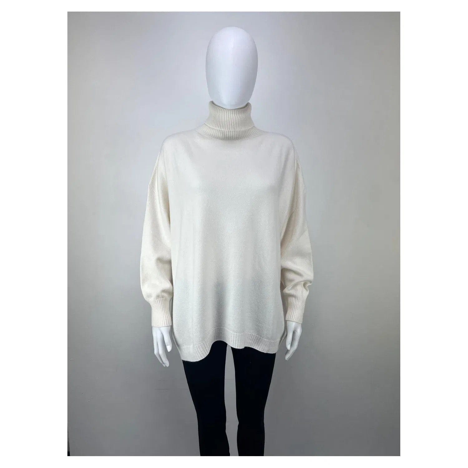 Relaxed Fit Roll Neck Jumper
