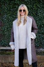 Faux Shearling Coat