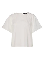 Cotton Top With Puff Sleeves
