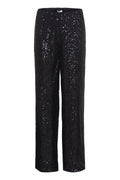 Black Sequin Trousers