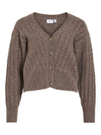 Cable Knit Ankle Length Skirt and Cardigan Co-ord