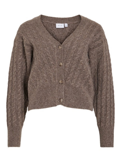 Cable Knit Ankle Length Skirt and Cardigan Co- ord