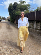 Polka Dot Maxi Skirt