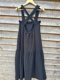 Black Cheesecloth Sundress