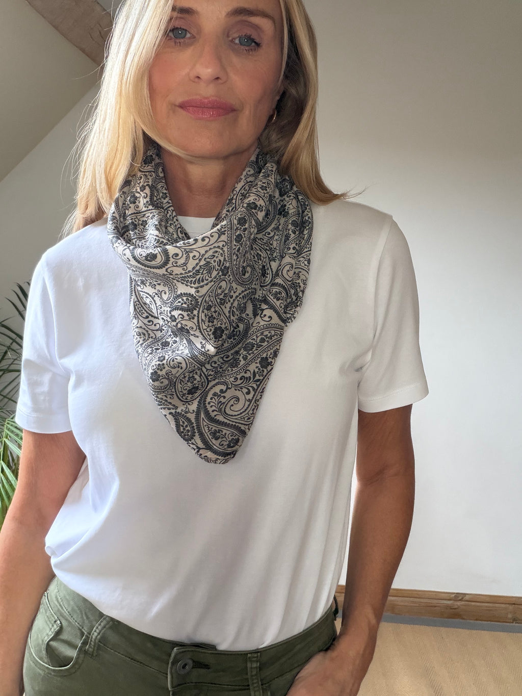 Paisley Triangle Scarf