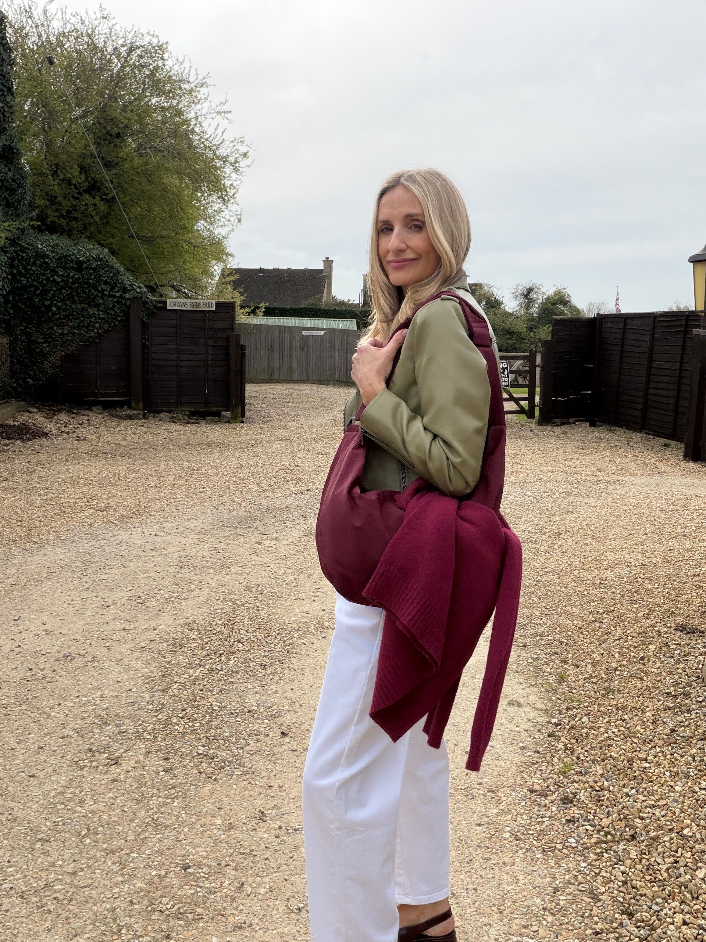 Oversized Fabric Bumbag -