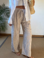 Paisley Cotton Trousers