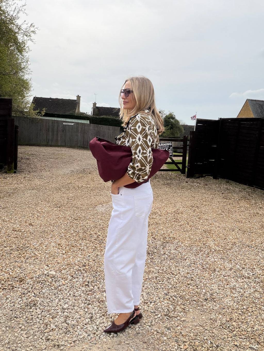 Oversized Fabric Bumbag -