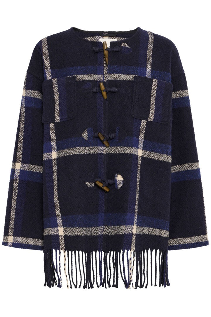 Check Tassle Jacket