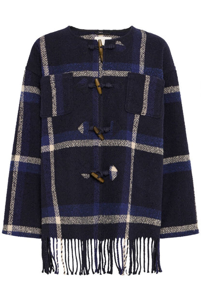 Check Tassle Jacket