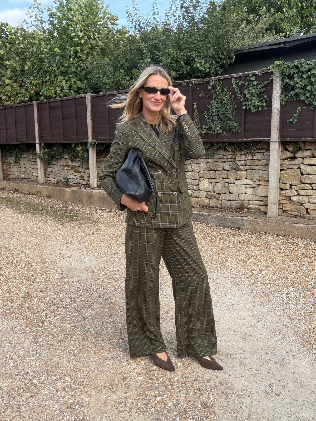 Forest Check suit